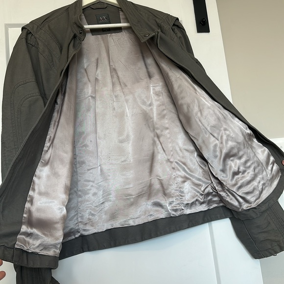 Armani Exchange - canvas biker jacket - Picture 2 of 5